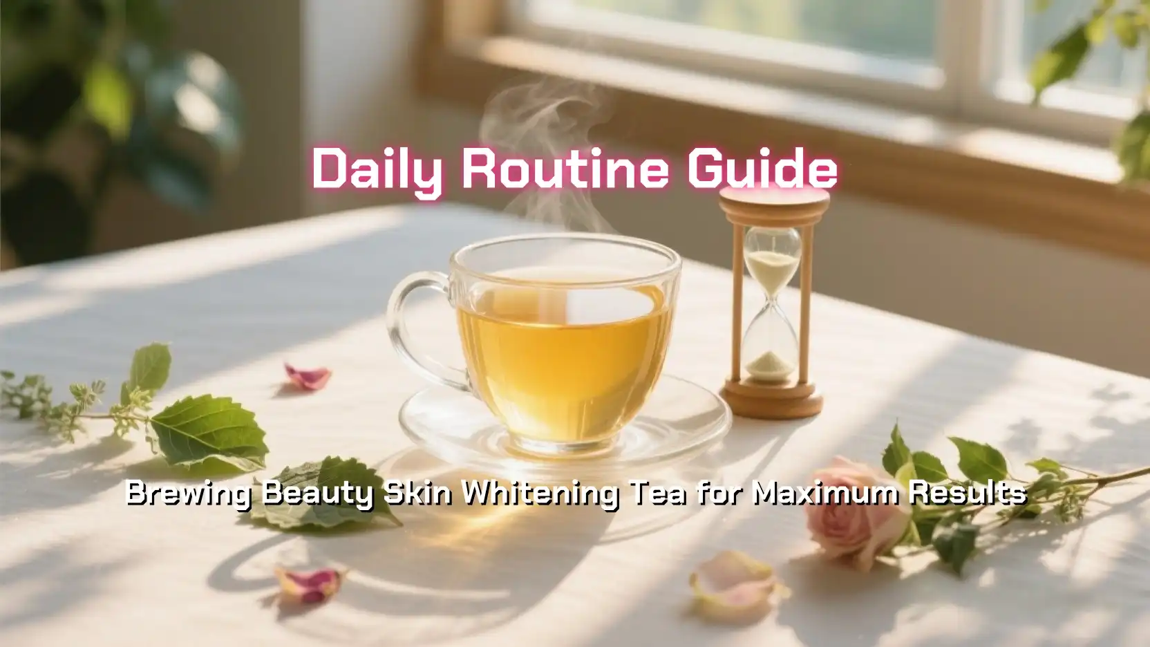Daily Routine Guide: Brewing Beauty Skin Whitening Tea for Maximum Results